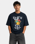 Cosmic Explorer Oversized Graphic T-Shirt for Men