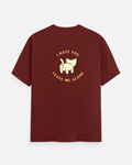 Stay Away Cat Graphic  T-Shirt