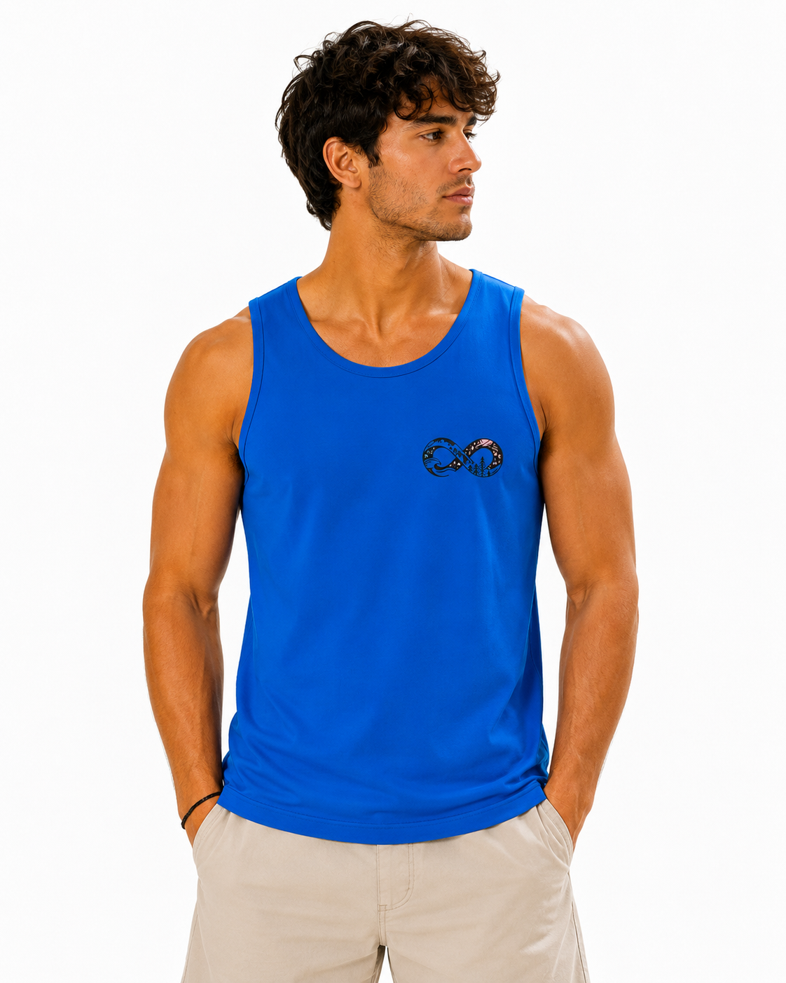 Trust Intuition Royal Blue Tank Top