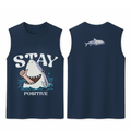 Navy Blue Tanktop with Graphic