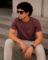 Order Softcore Solid T-Shirts Heather Cardinal Online