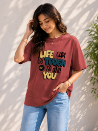 Women Inspirational Typography Casual T-Shirt