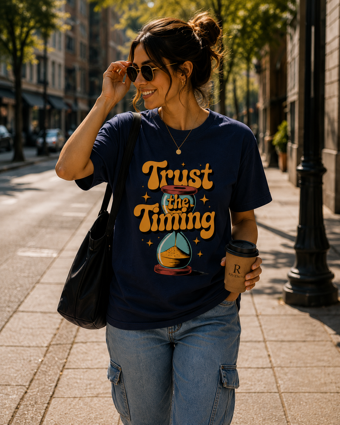 Trust The Timing Women Typography Tee