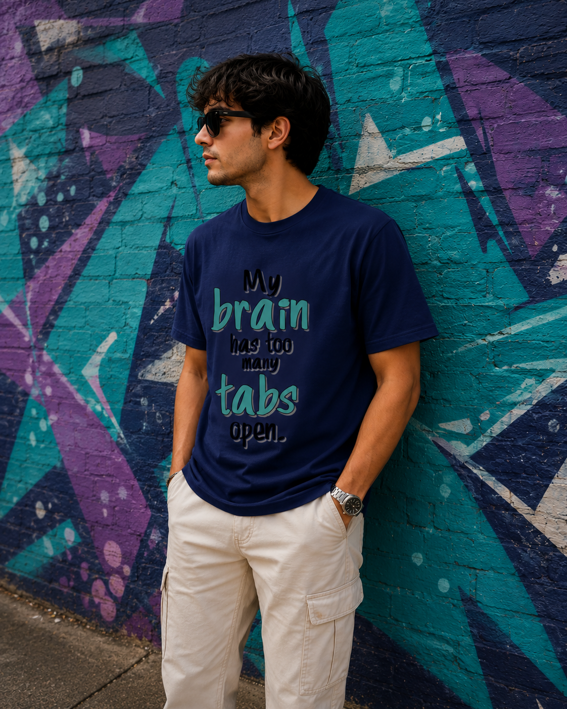 Overthinking Humor Men Classic Fit T-Shirt