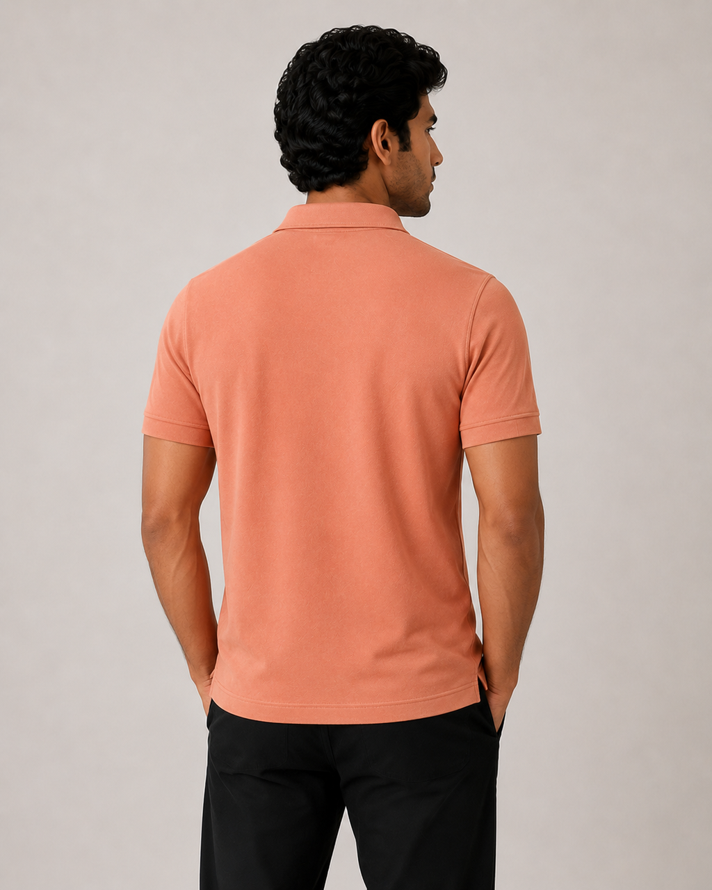 Signature Men Classic Fit Sunset Polo T-Shirt
