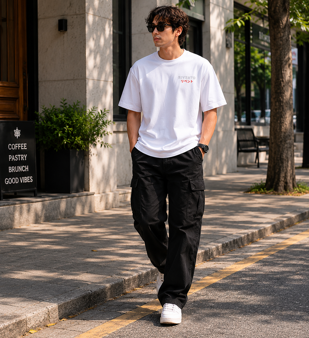 Bat Ronin Oversized Graphic T-Shirt for Men