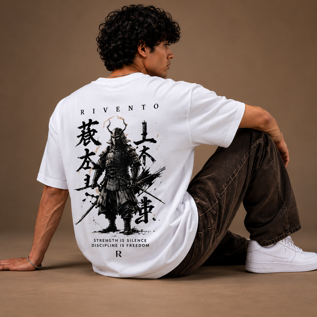 Samurai Warrior Oversized T-Shirt for Men