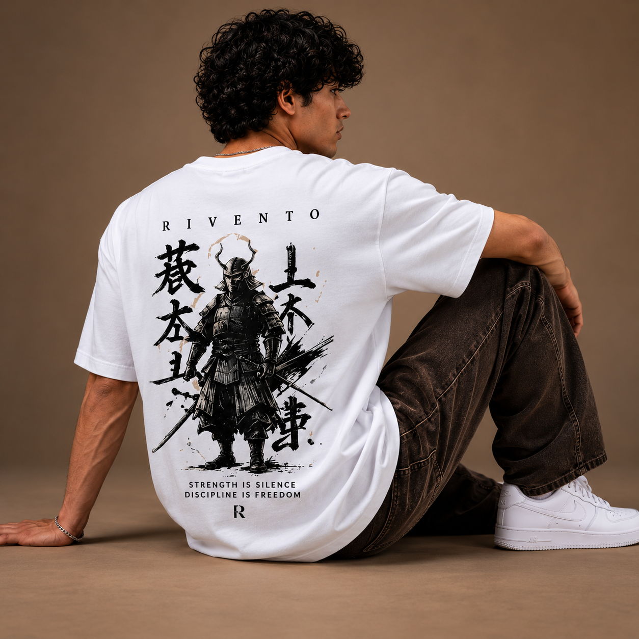 Samurai Warrior Oversized T-Shirt for Men
