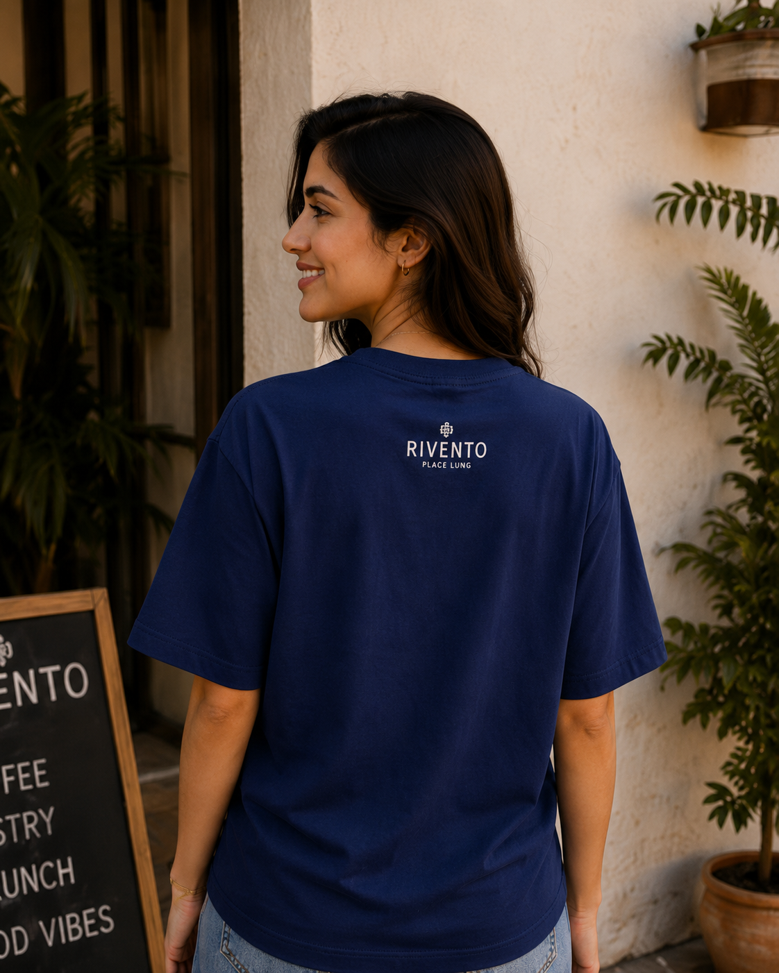 Women Coastal Turtle Paradise Oversized T-Shirt
