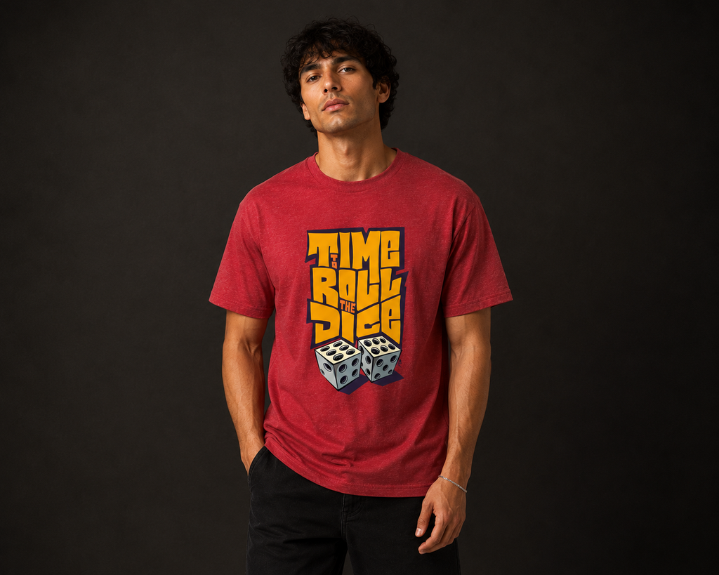 Time to Roll the Dice Graphic Men Classic Fit T-Shirt