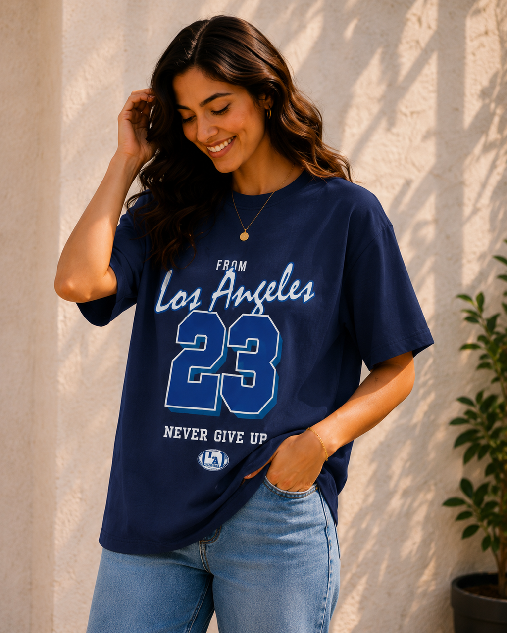 Women Los Angeles Oversized T-Shirt