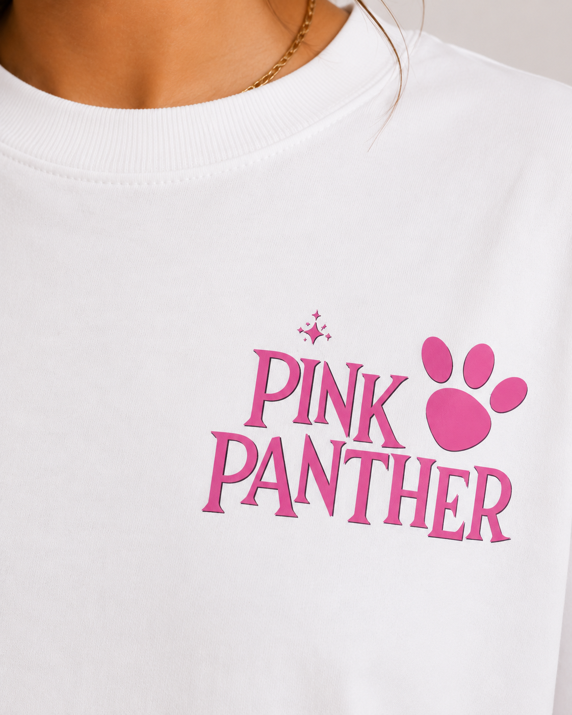 Women Trendy Panther Cartoon Graphic  T-Shirt