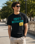 Highly Motivated to Do Nothing Funny Graphic Men Classic Fit T-Shirt