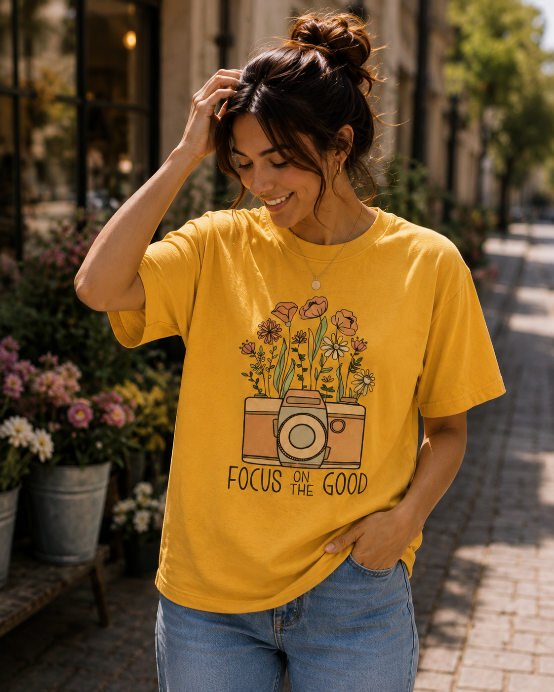 Women Focus On The Good T-Shirt