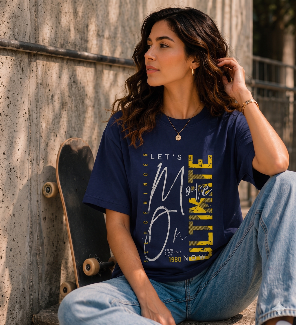 Women No Limits Streetwear Oversized T-Shirt