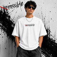 Beyond Impossible Oversized Graphic T-Shirt for Men