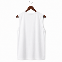 No Pain No Gain White Men's Graphic Tank Top