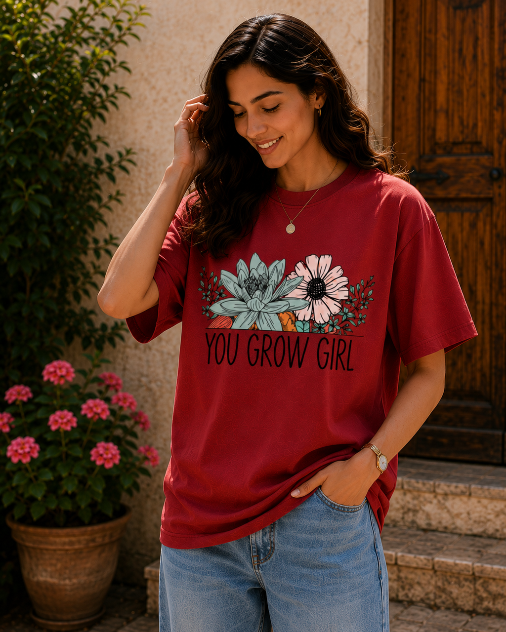 Women You Grow Girl Graphic T-Shirt