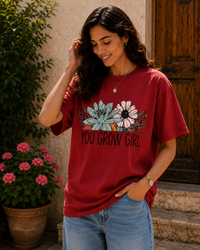 Women You Grow Girl Graphic T-Shirt