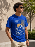 Explore Beyond Limits Mountain Graphic Classic Fit T-Shirt for Men