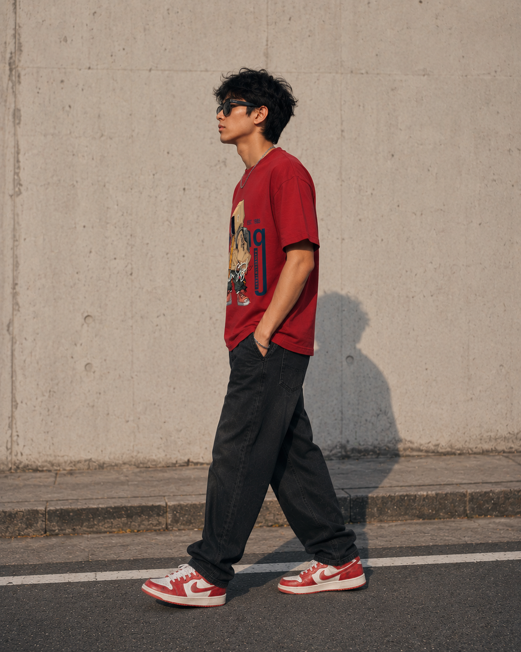 Urban Street Style Graphic Men Classic Fit T-Shirt