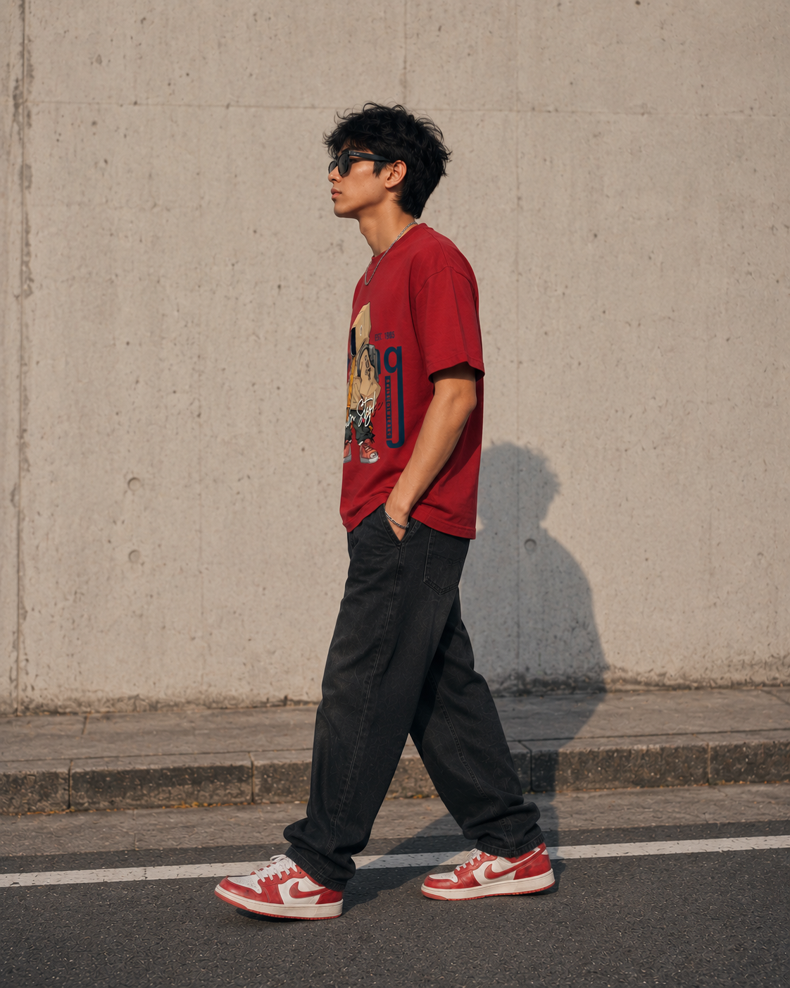 Urban Street Style Graphic Men Classic Fit T-Shirt