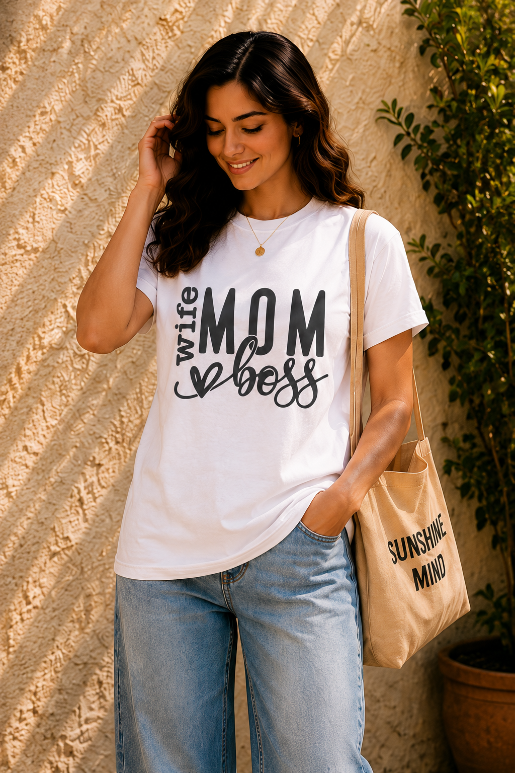 Women Modern Mom Lifestyle Casual T-Shirt