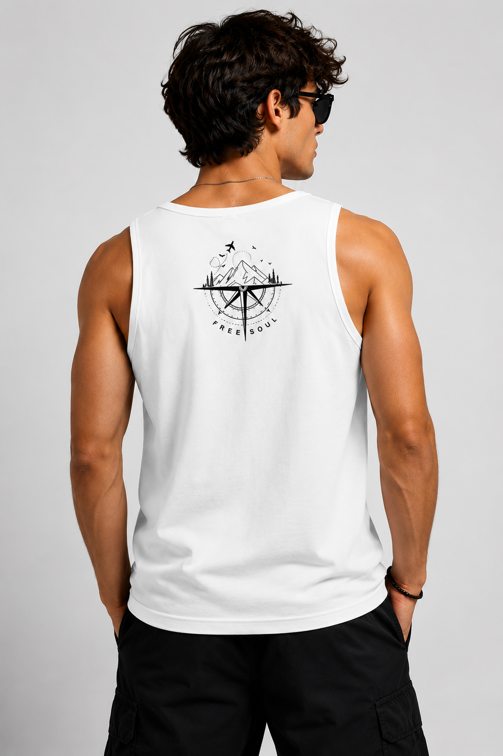 Scenic Route White Tank Top