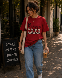 Women Retro Snoopy Cartoon Graphic T-Shirt