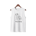 White Turtle Tank Top