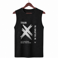 Train Insane Black Men's Graphic Tank Top