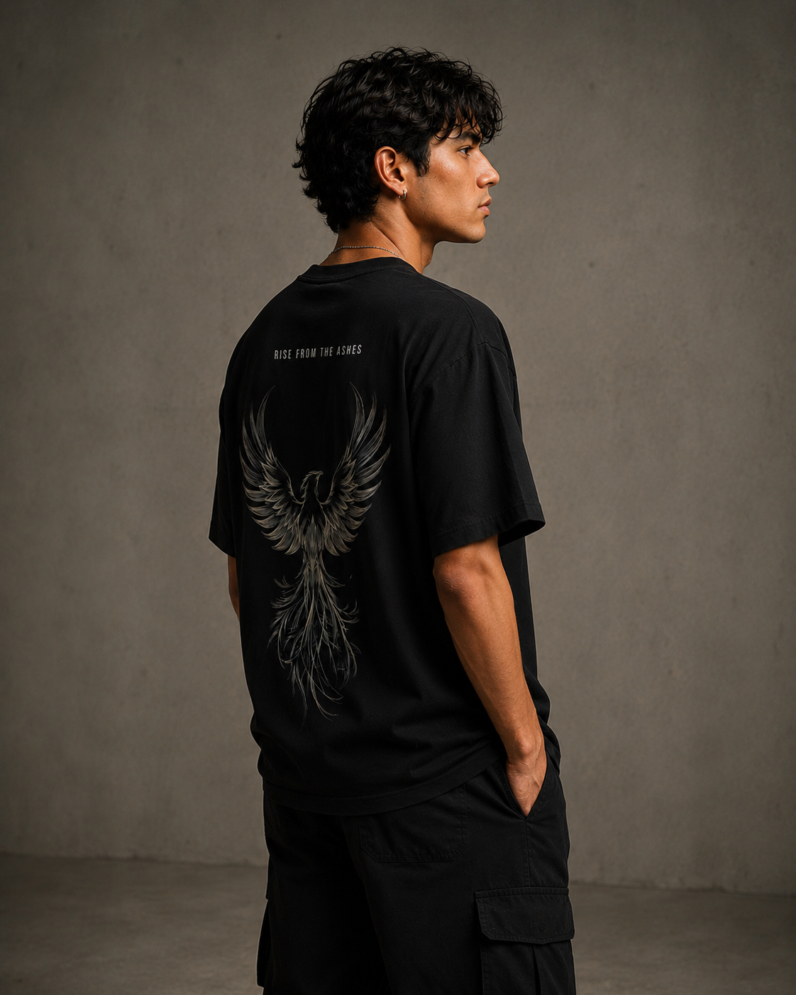 Phoenix Rising Graphic Men Classic Fit T-Shirt