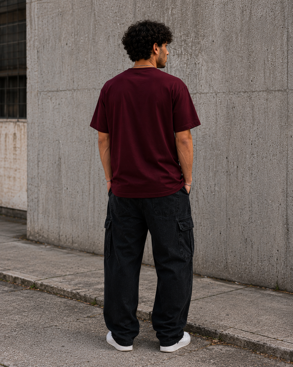 Off The Wall Men Classic Fit Streetwear Graphic T-Shirt
