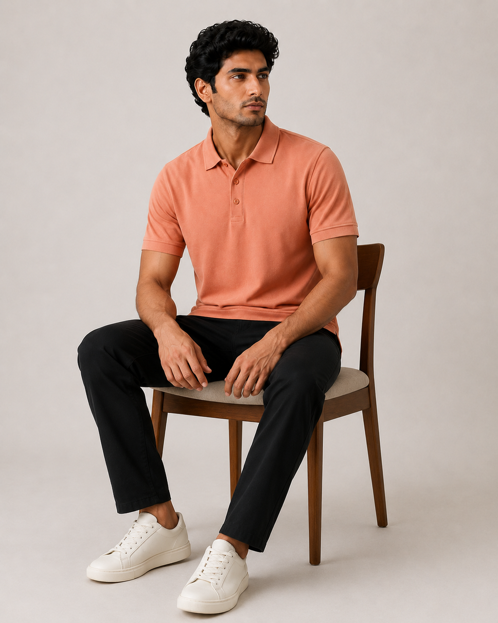 Signature Men Classic Fit Sunset Polo T-Shirt