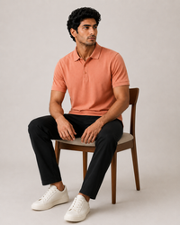 Signature Men Classic Fit Sunset Polo T-Shirt