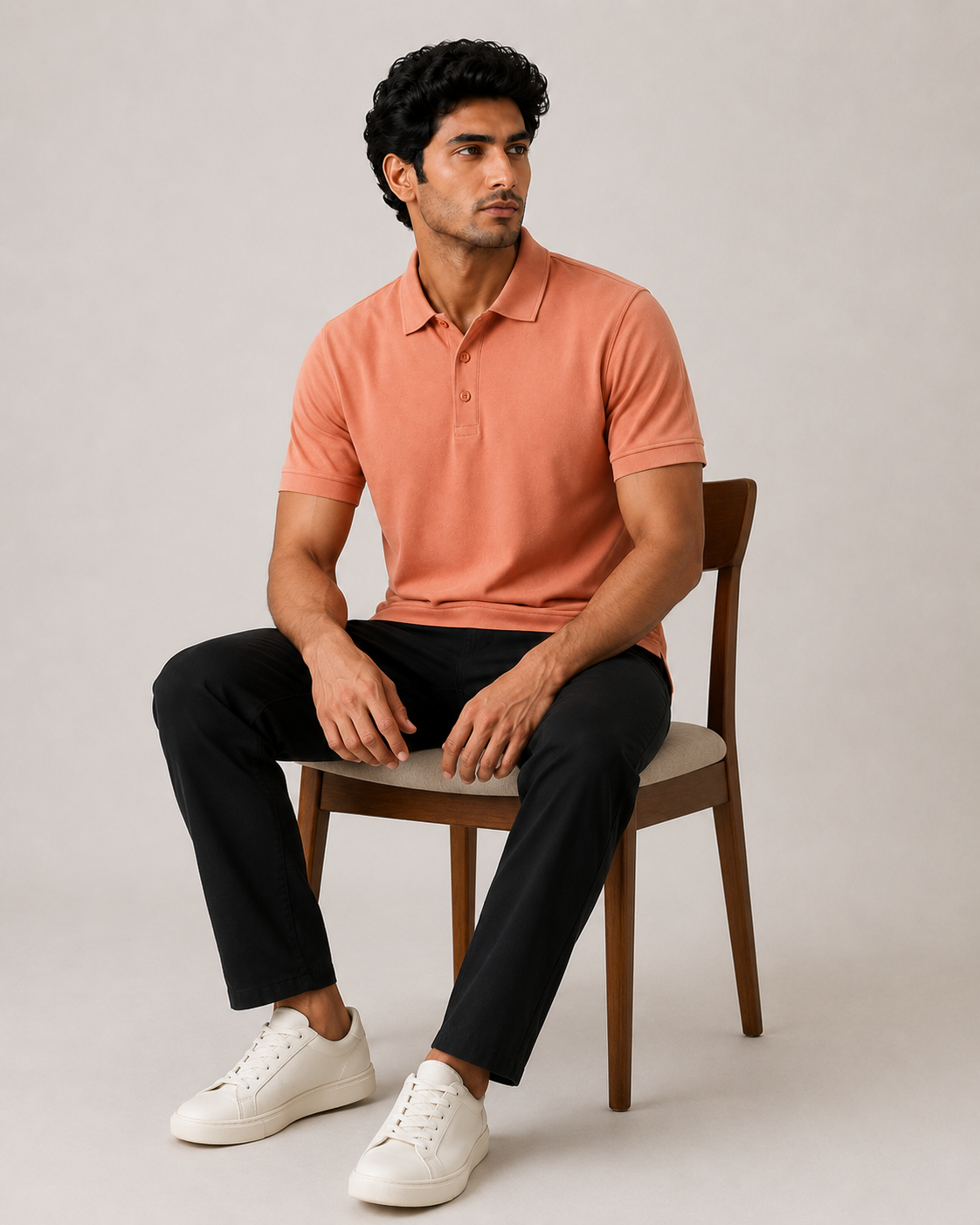 Signature Men Classic Fit Sunset Polo T-Shirt