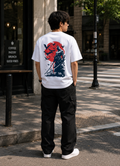 Bat Ronin Oversized Graphic T-Shirt for Men