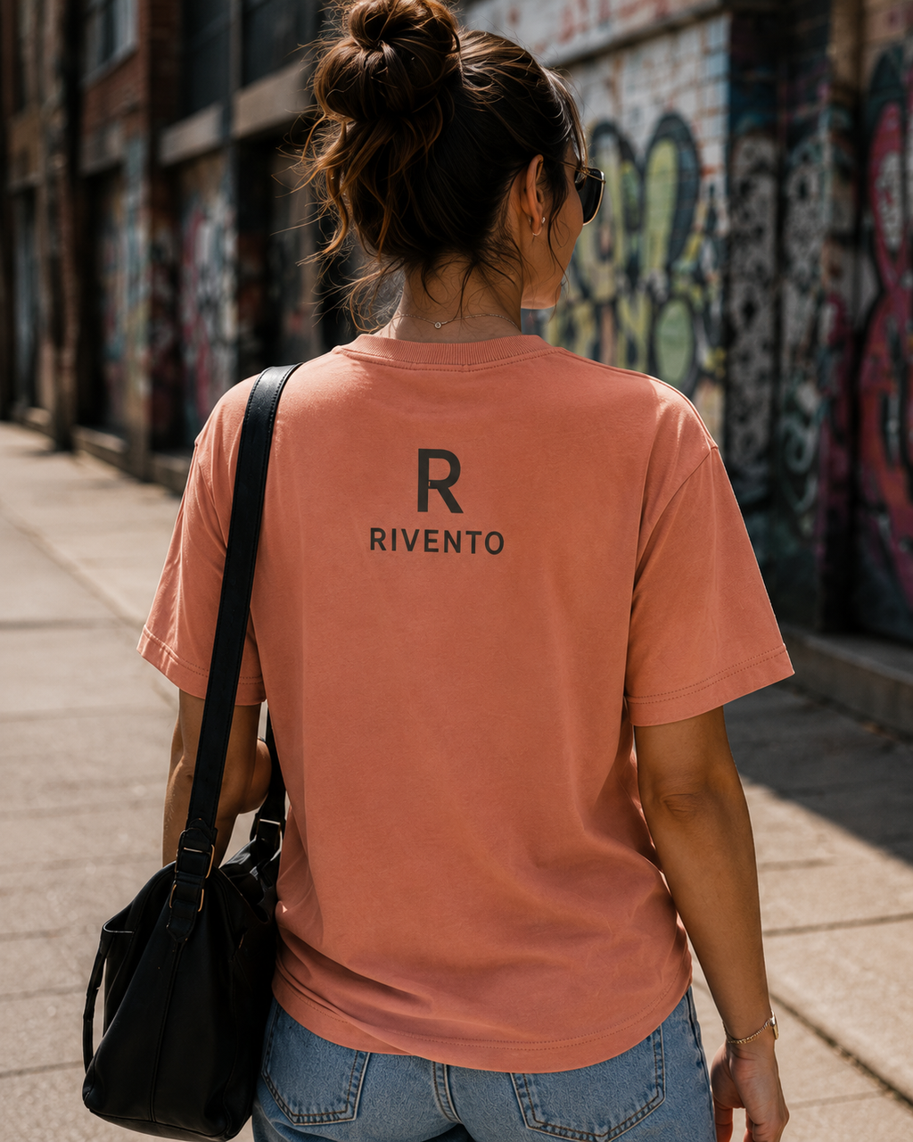 Women Rock And Roll Headphones Casual T-Shirt