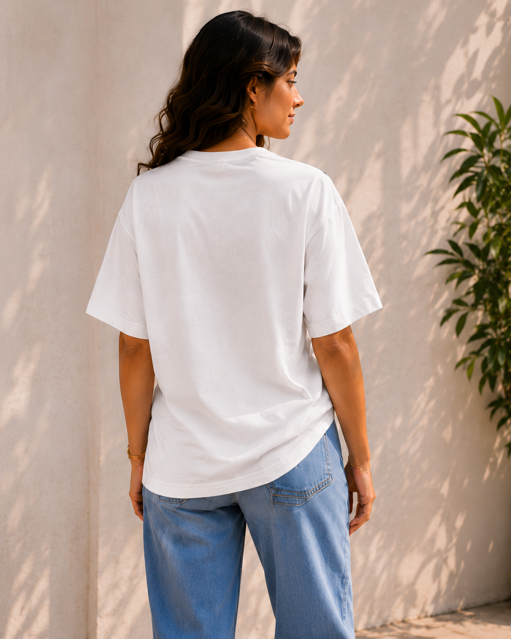 Women Feather of Freedom Oversized T-Shirt
