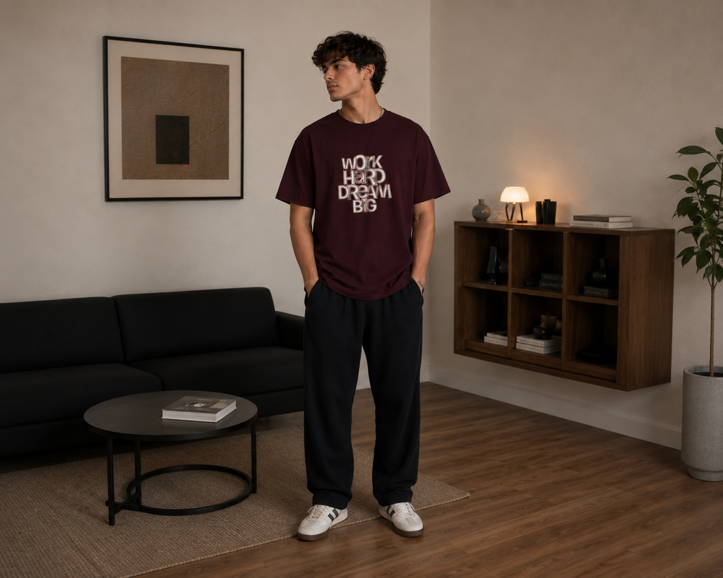 Work Hard Dream Big Men Classic Fit T-Shirt