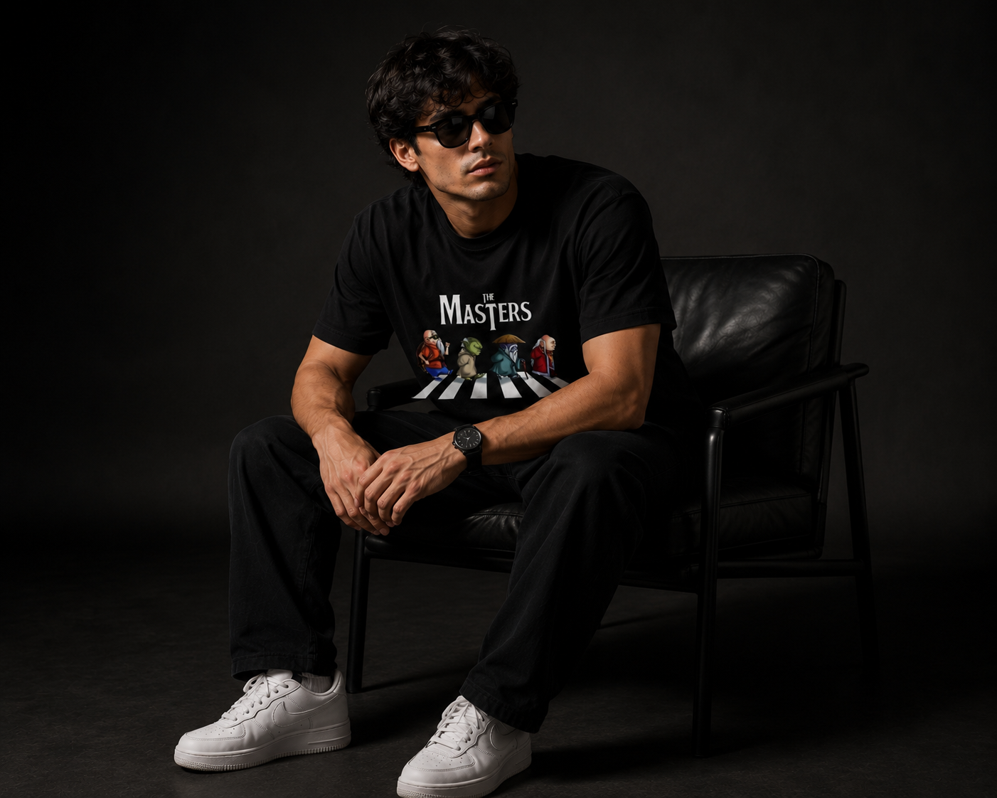 The Masters Men Classic Fit Anime Graphic T-Shirt
