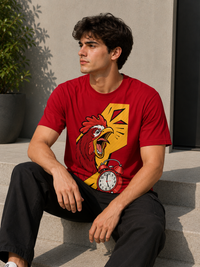 Early Bird Rooster Alarm Graphic Men Classic Fit T-Shirt