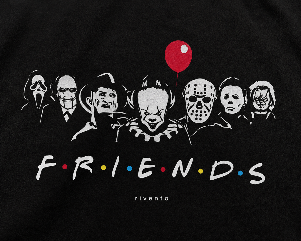 Women Friends Horror Edition Graphic T-Shirt