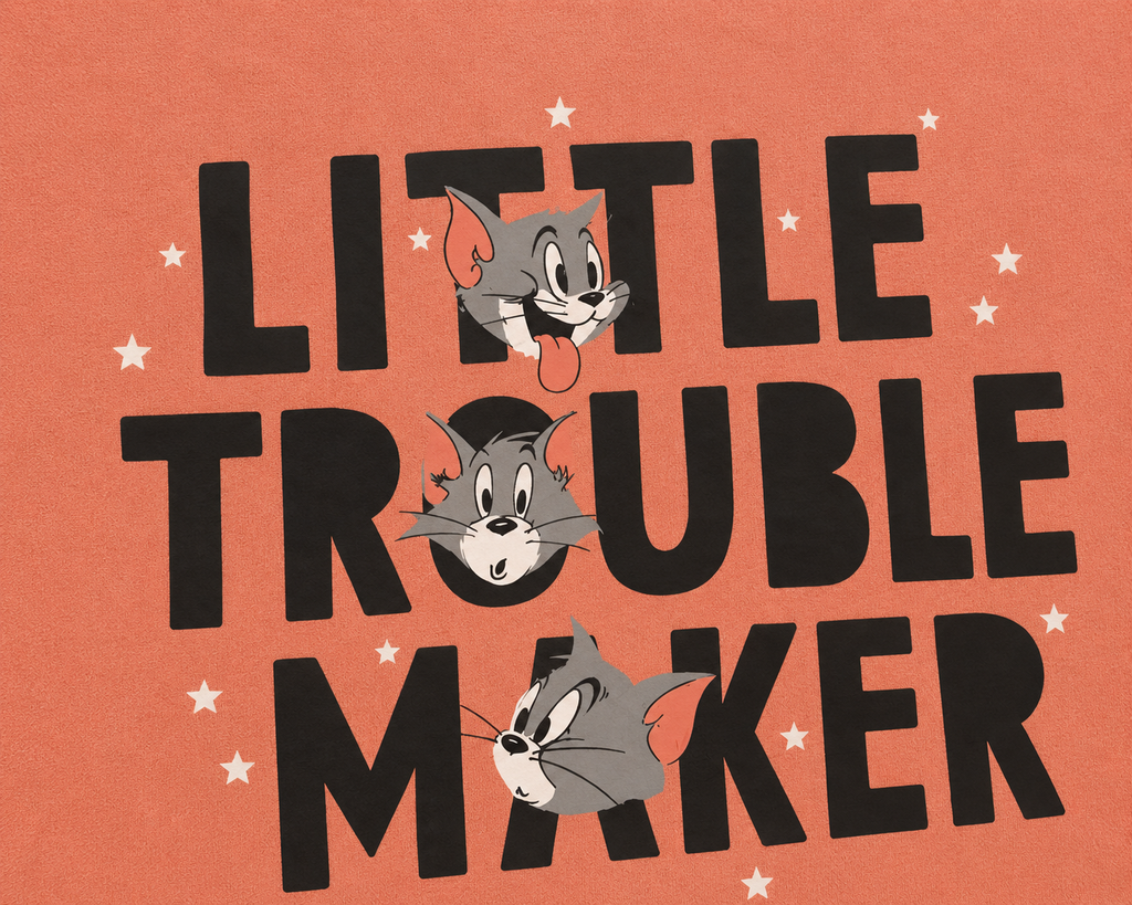 Women Little Trouble Maker Graphic T-Shirt