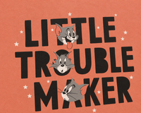 Women Little Trouble Maker Graphic T-Shirt