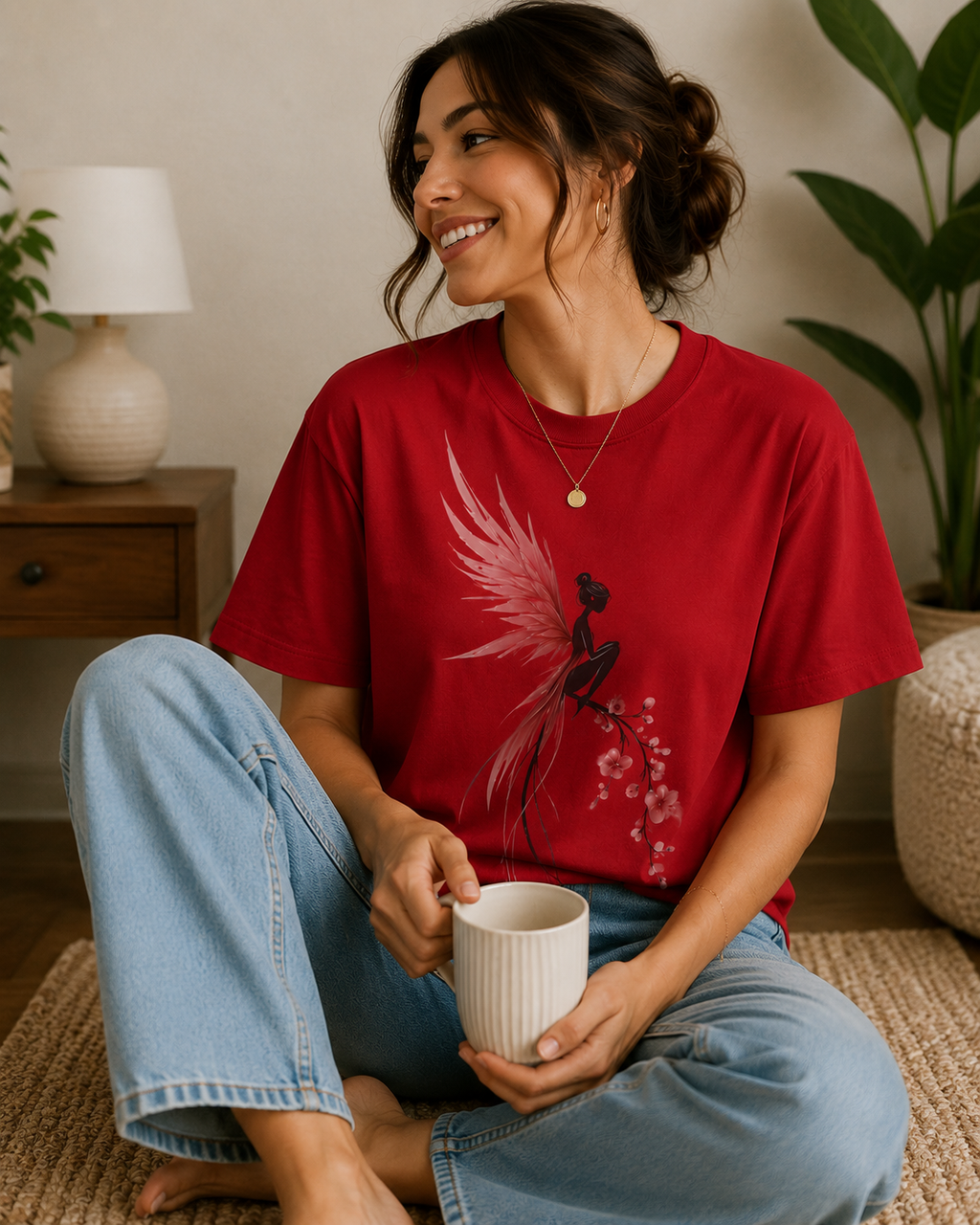 Crimson Fairy Classic Fit Women T-Shirt