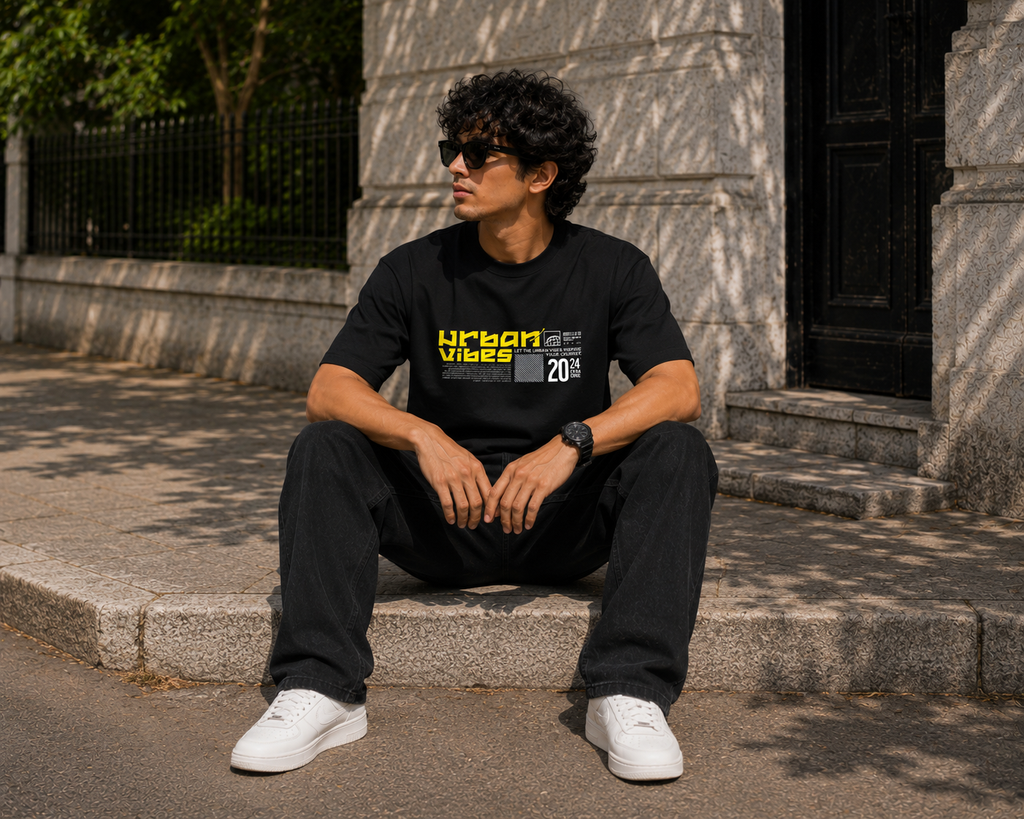 Urban Vibes 2024 Graphic Men Classic Fit T-Shirt
