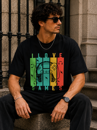 Rise and Conquer Oversized Graphic T-Shirt for Men