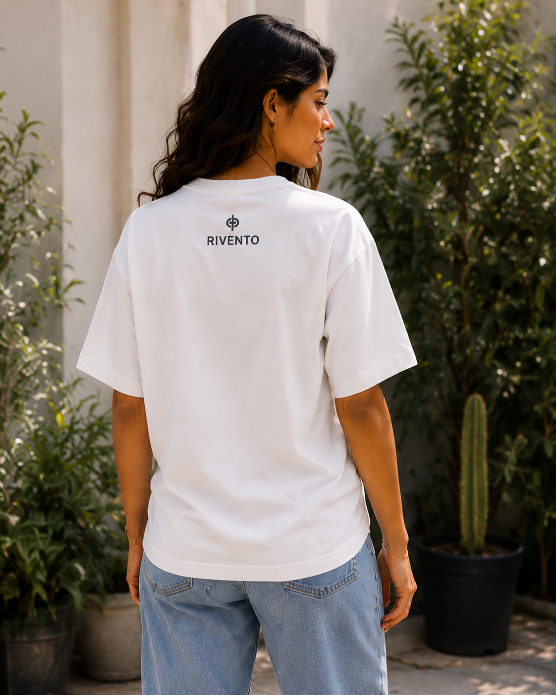 Women Life Has No Limits Oversized Graphic T-Shirt
