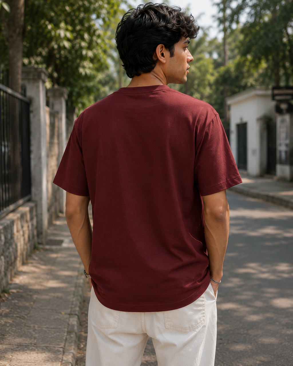 Apna Time Aayega Typography Men Classic Fit T-Shirt